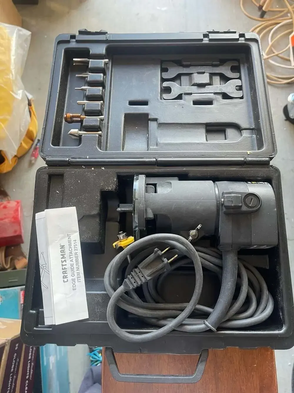 Craftsman Industrial Heavy-Duty 3/4 HP Laminate Trimmer with Case and Bits‎